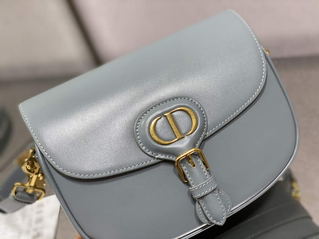 Dior Medium Bobby Bag M9319 Light Blue Box Calfskin - Default Title - View 3