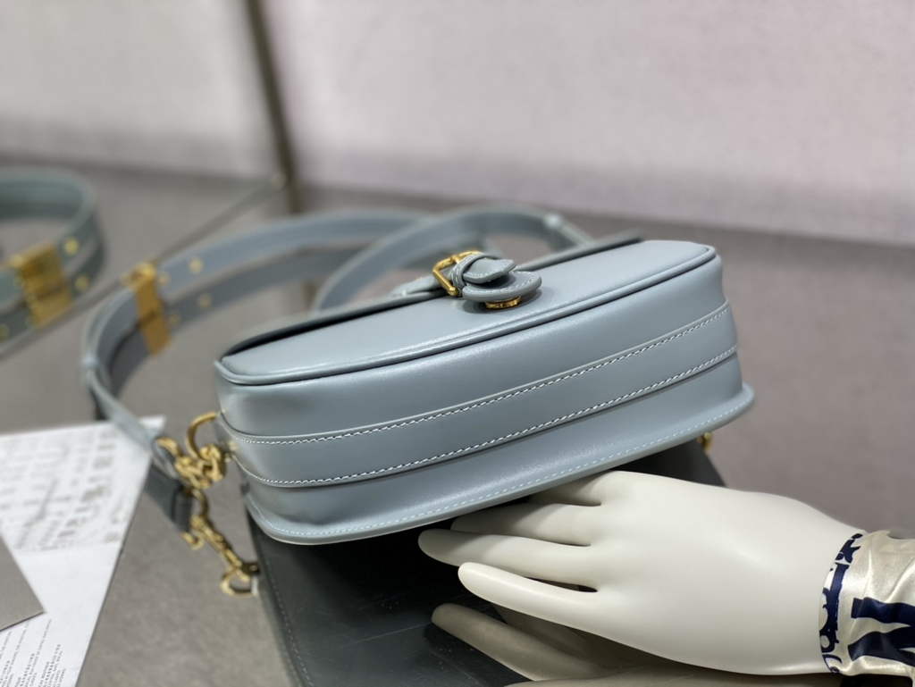 Dior Medium Bobby Bag M9319 Light Blue Box Calfskin - Default Title - View 5