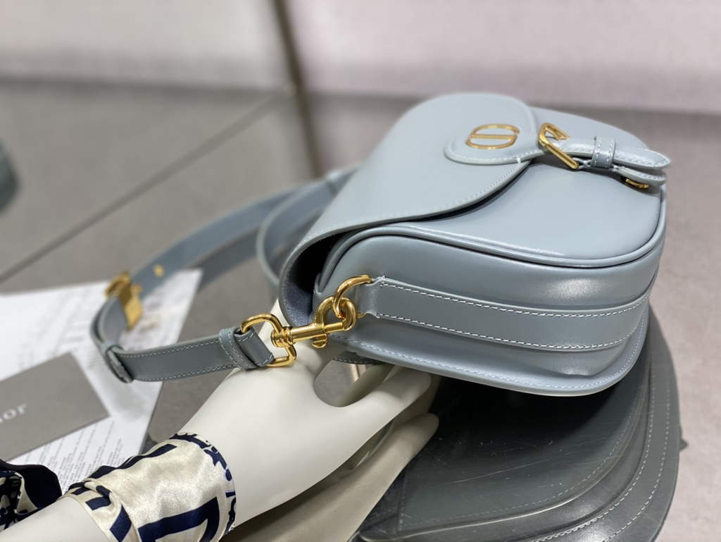 Dior Medium Bobby Bag M9319 Light Blue Box Calfskin - Default Title - View 6