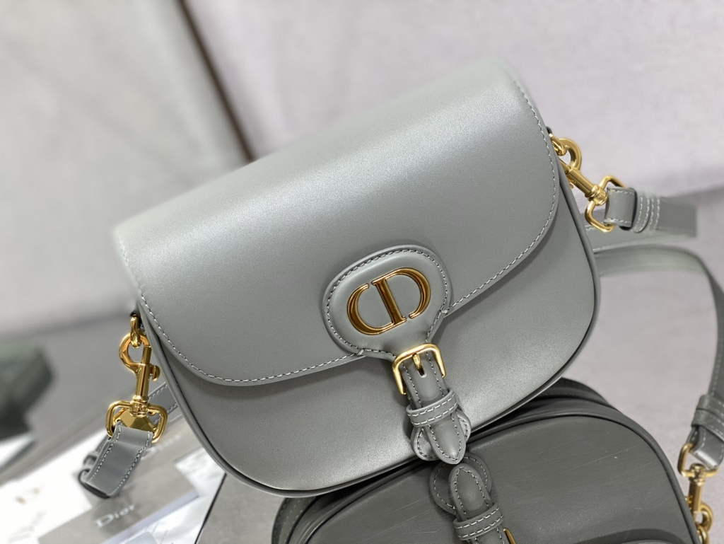 Dior Medium Bobby Bag M9319 Gray Box Calfskin - Default Title - View 2