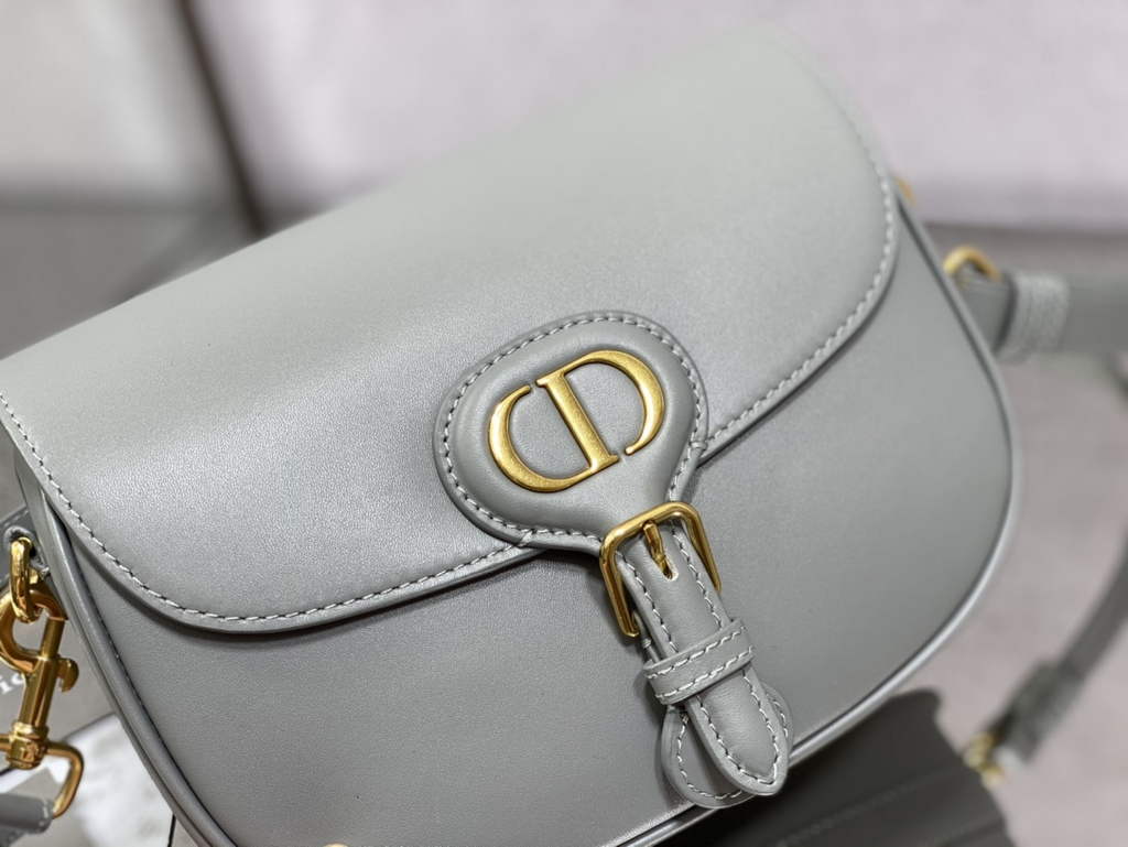 Dior Medium Bobby Bag M9319 Gray Box Calfskin - Default Title - View 3