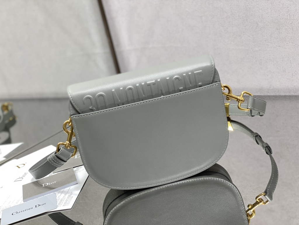 Dior Medium Bobby Bag M9319 Gray Box Calfskin - Default Title - View 4