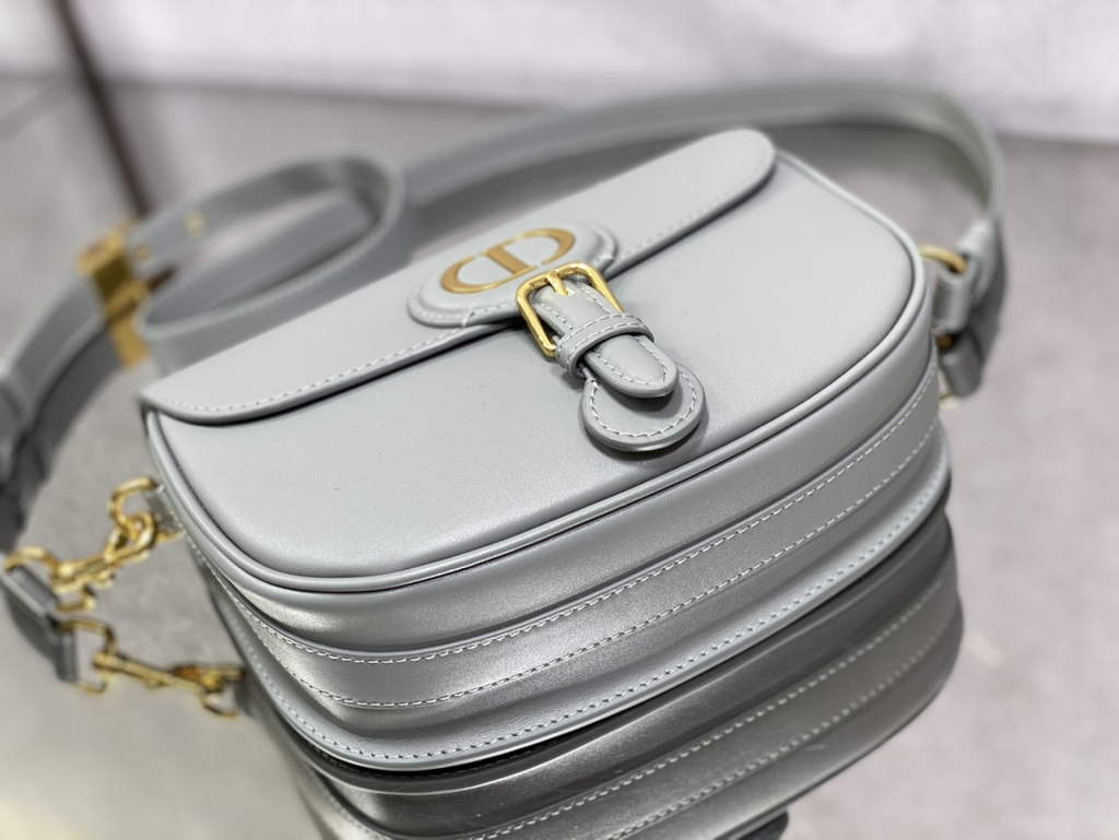 Dior Medium Bobby Bag M9319 Gray Box Calfskin - Default Title - View 5
