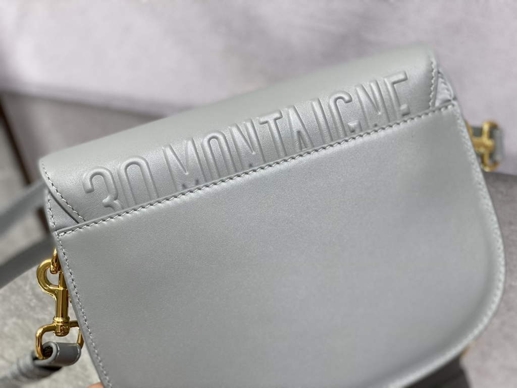Dior Medium Bobby Bag M9319 Gray Box Calfskin - Default Title - View 7