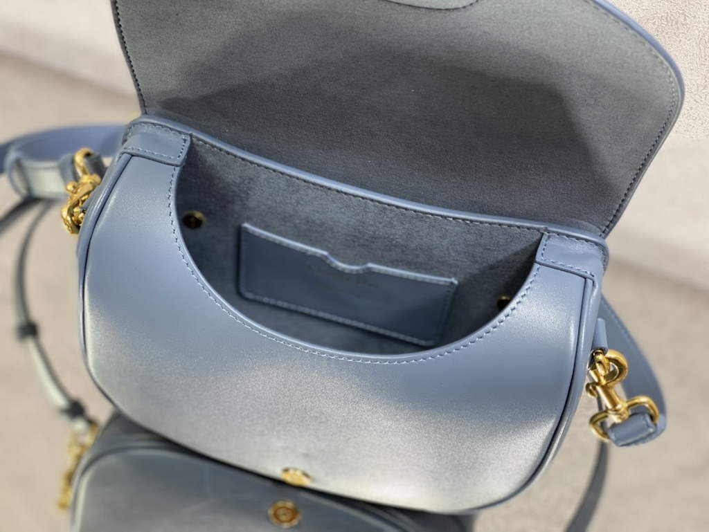 Dior Medium Bobby Bag M9319 Blue Box Calfskin - Default Title - View 8