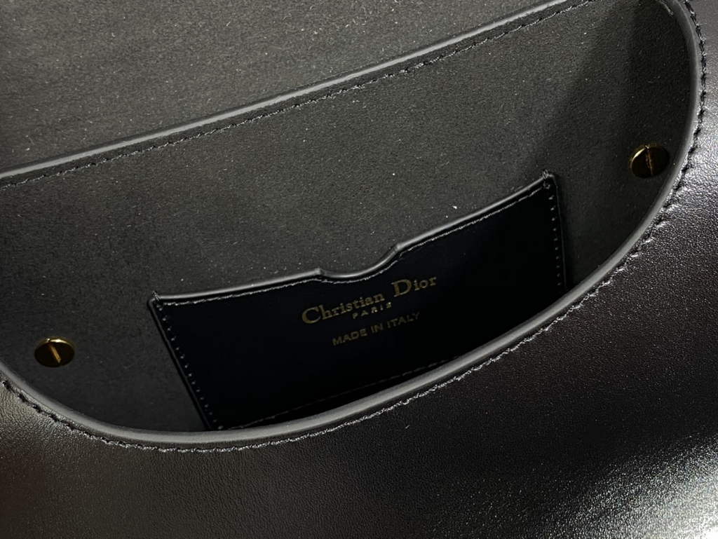 Dior Medium Bobby Bag M9319 Black Box Calfskin - Default Title - View 9