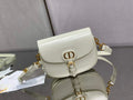 Dior Medium Bobby Bag M9319 White Box Calfskin - Default Title - View 1