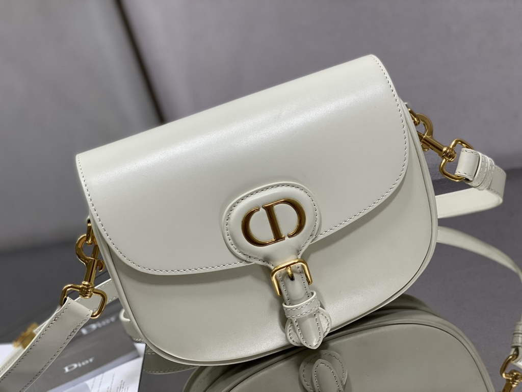 Dior Medium Bobby Bag M9319 White Box Calfskin - Default Title - View 2