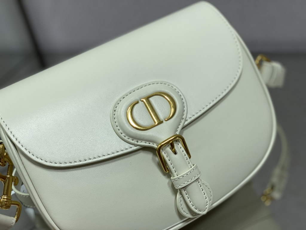 Dior Medium Bobby Bag M9319 White Box Calfskin - Default Title - View 3