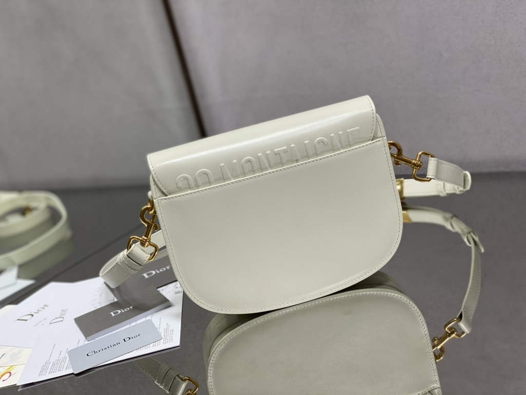 Dior Medium Bobby Bag M9319 White Box Calfskin - Default Title - View 4