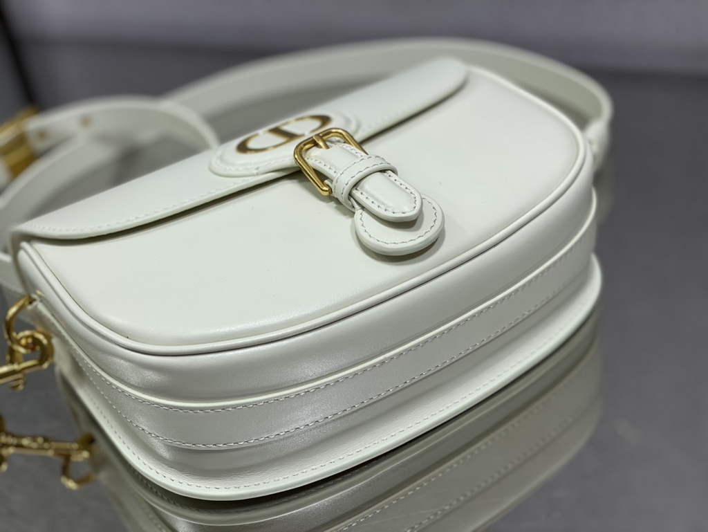 Dior Medium Bobby Bag M9319 White Box Calfskin - Default Title - View 5