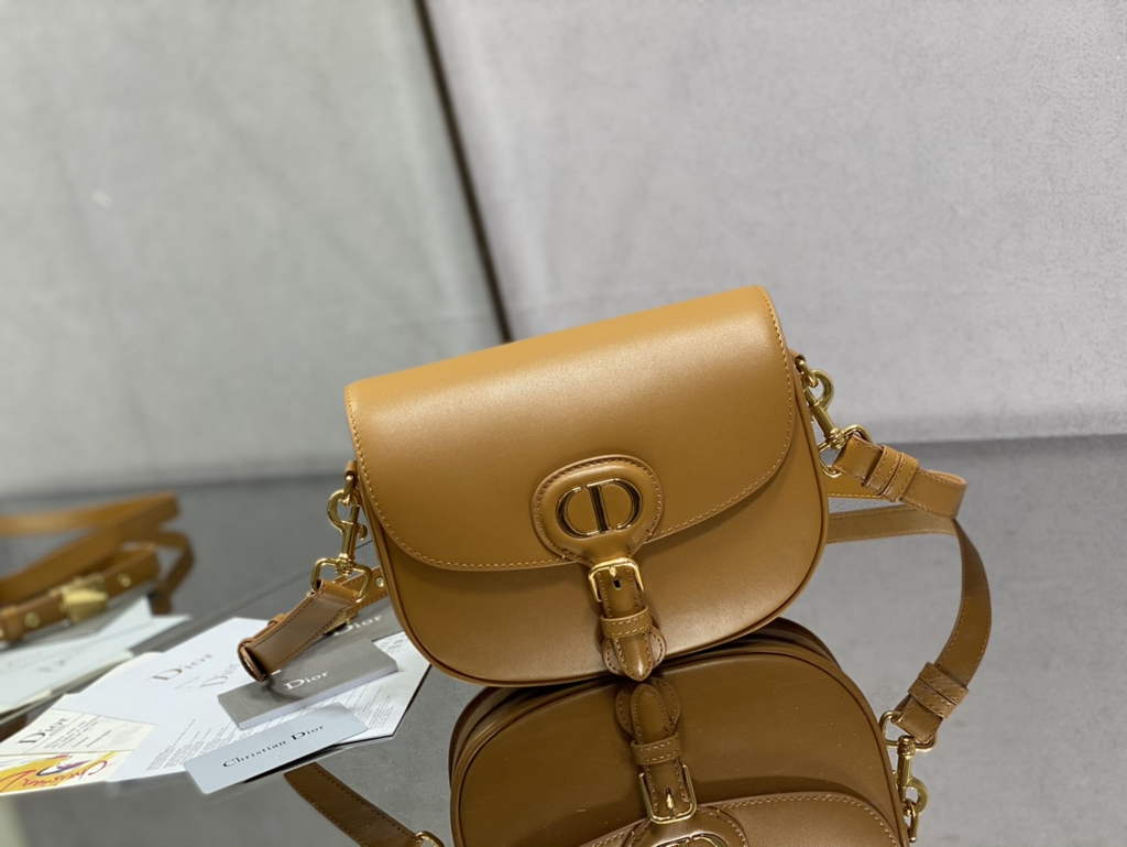 Dior Medium Bobby Bag M9319 Tan Box Calfskin - Default Title - View 1