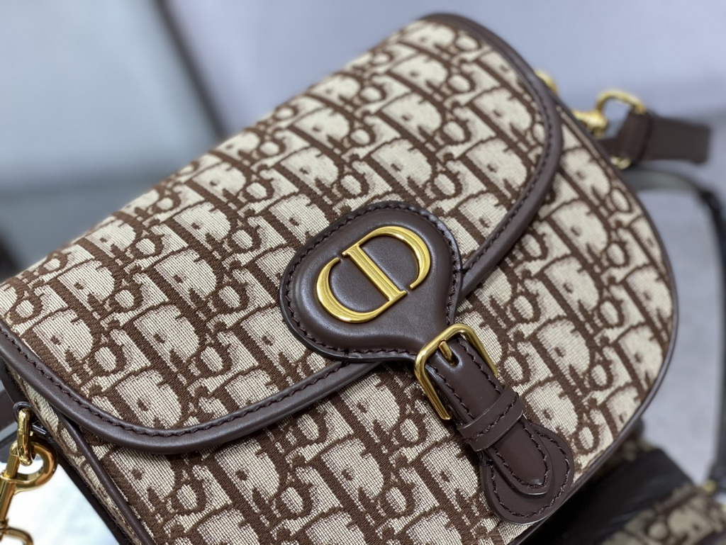 Dior Medium Bobby Bag M9319 Red Oblique Jacquard - Default Title - View 3