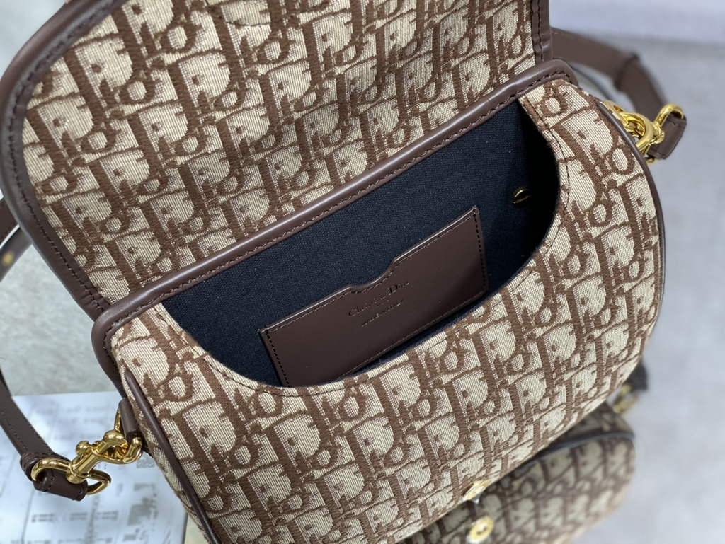 Dior Medium Bobby Bag M9319 Red Oblique Jacquard - Default Title - View 8
