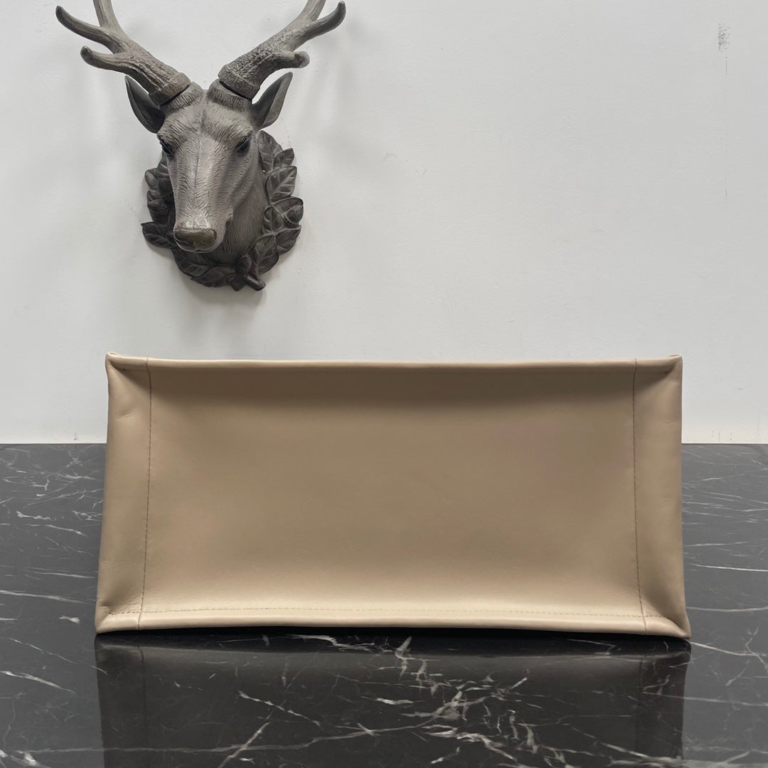 Dior Medium Book Tote M1324 Beige Macrocannage Calfskin