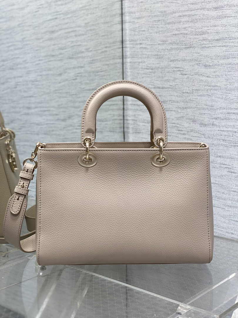 Dior Medium Lady D-Sire My ABCDior Bag M1151 Powder Beige Bull Leather - Default Title - View 3