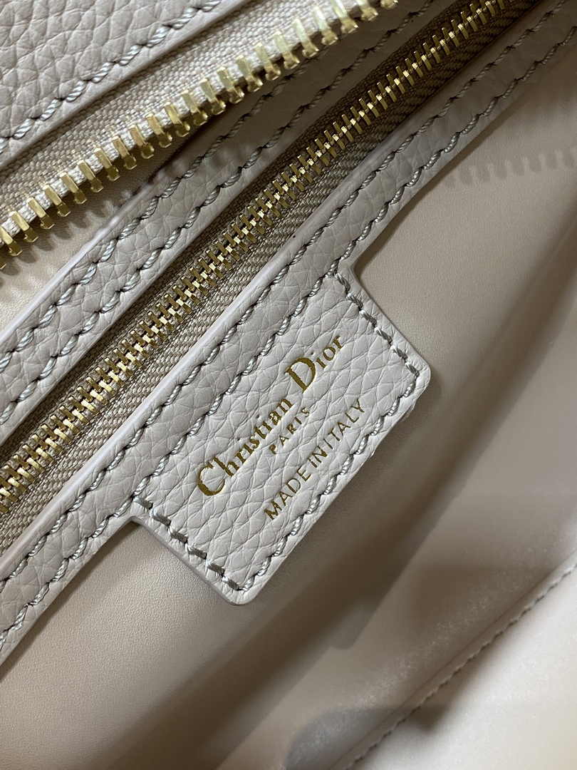 Dior Medium Lady D-Sire My ABCDior Bag M1151 Powder Beige Bull Leather - Default Title - View 7