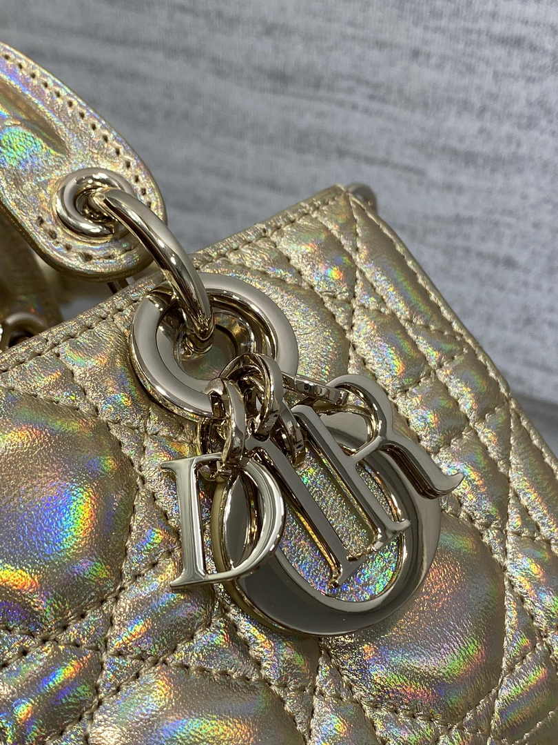 Dior Micro Lady D-Joy Bag S0910 Gold Cannage Lambskin E500 - Default Title - View 9