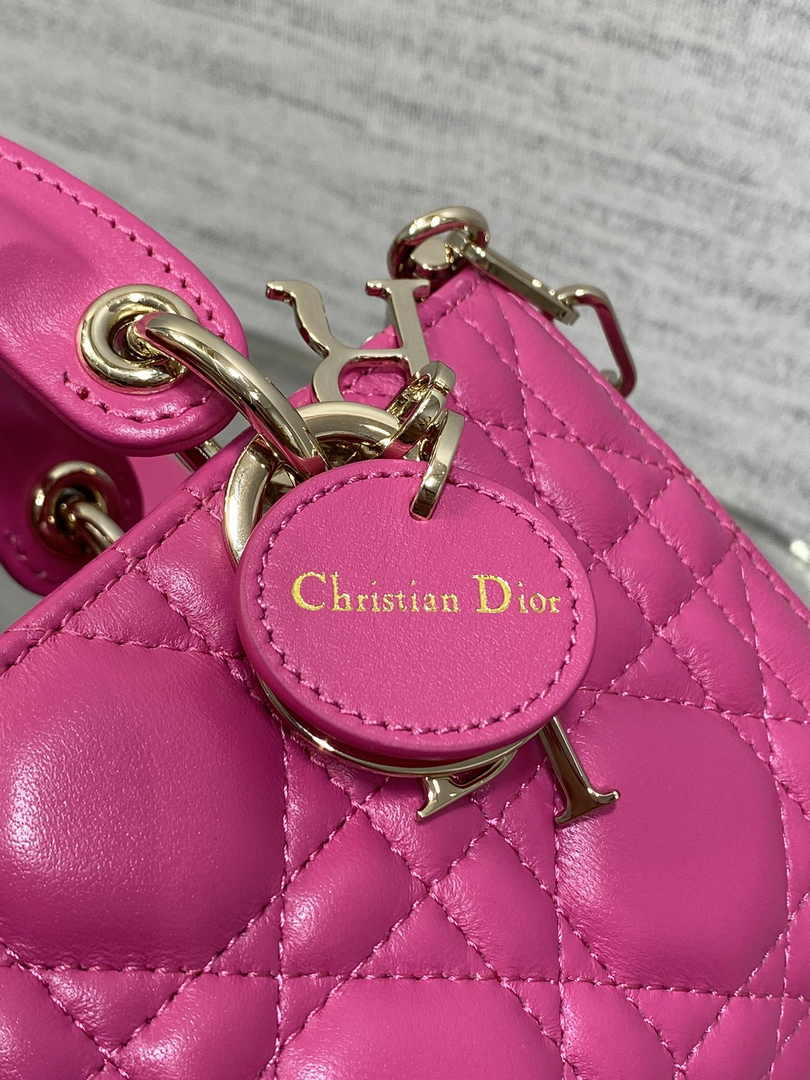 Dior Micro Lady D-Joy Bag S0910 Plum Cannage Lambskin E503 - Default Title - View 4