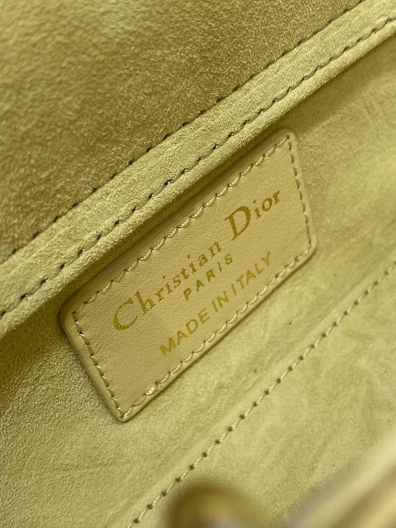 Dior Micro Lady D-Joy Bag S0910 Yellow Cannage Lambskin E505 - Default Title - View 7
