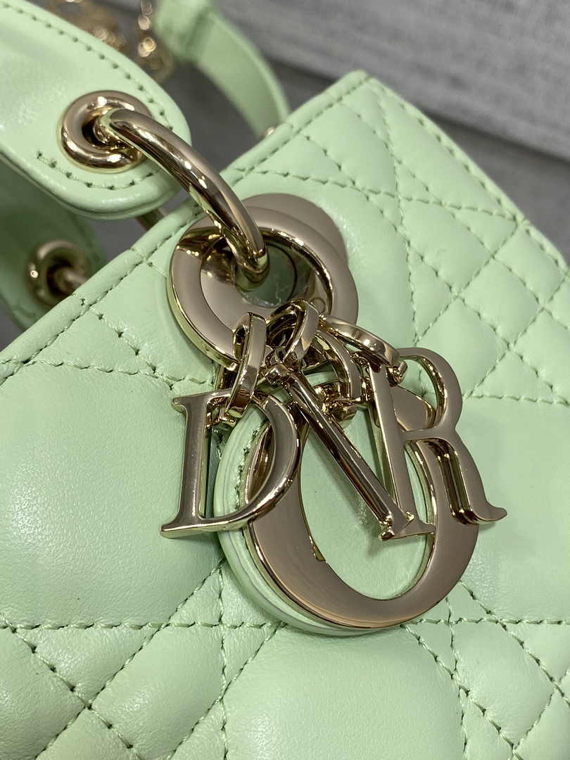 Dior Micro Lady D-Joy Bag S0910 Green Cannage Lambskin E506 - Default Title - View 9