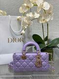Dior Micro Lady D-Joy Bag S0910 Light Purple Cannage Lambskin E508 - Default Title - View 1
