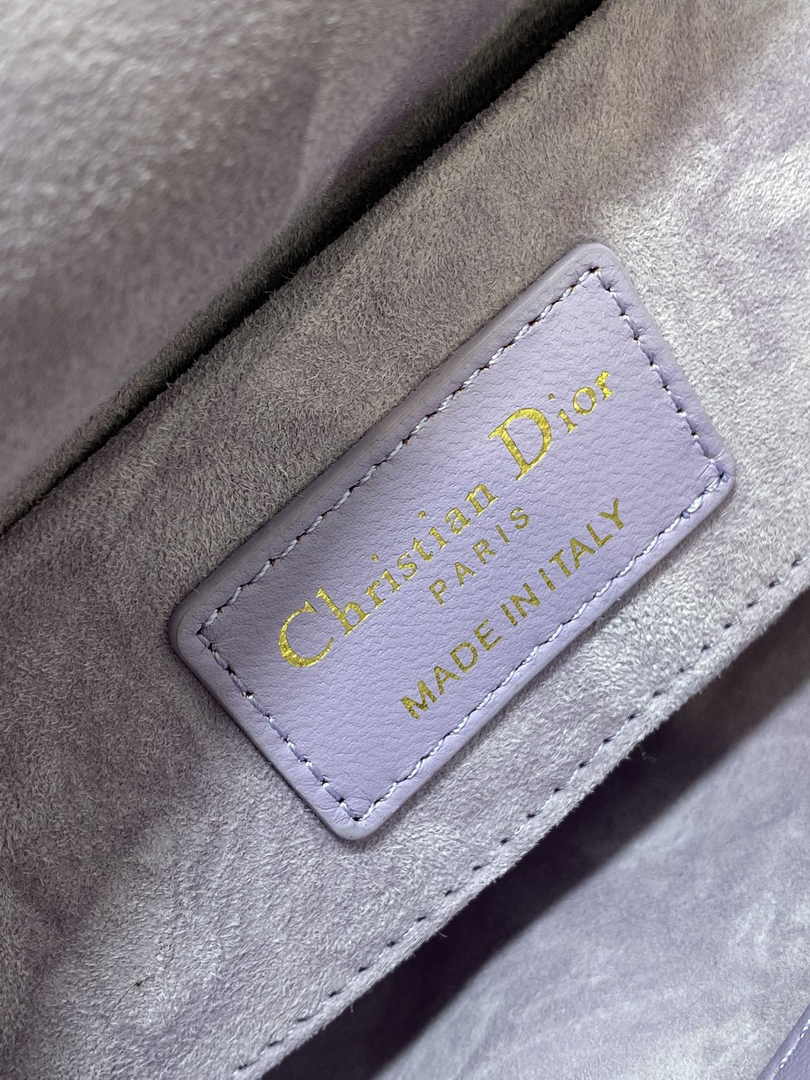 Dior Micro Lady D-Joy Bag S0910 Light Purple Cannage Lambskin E508 - Default Title - View 7