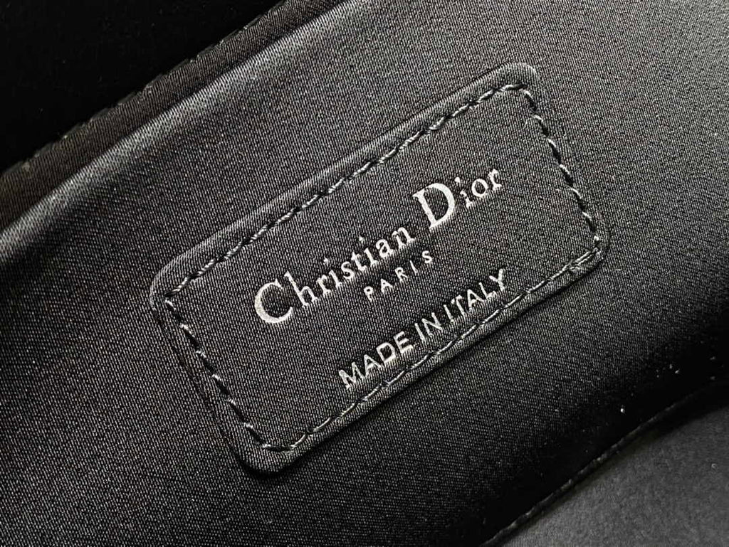 Dior Medium Lady D-Lite Bag M0565 Black Lambskin - Default Title - View 7