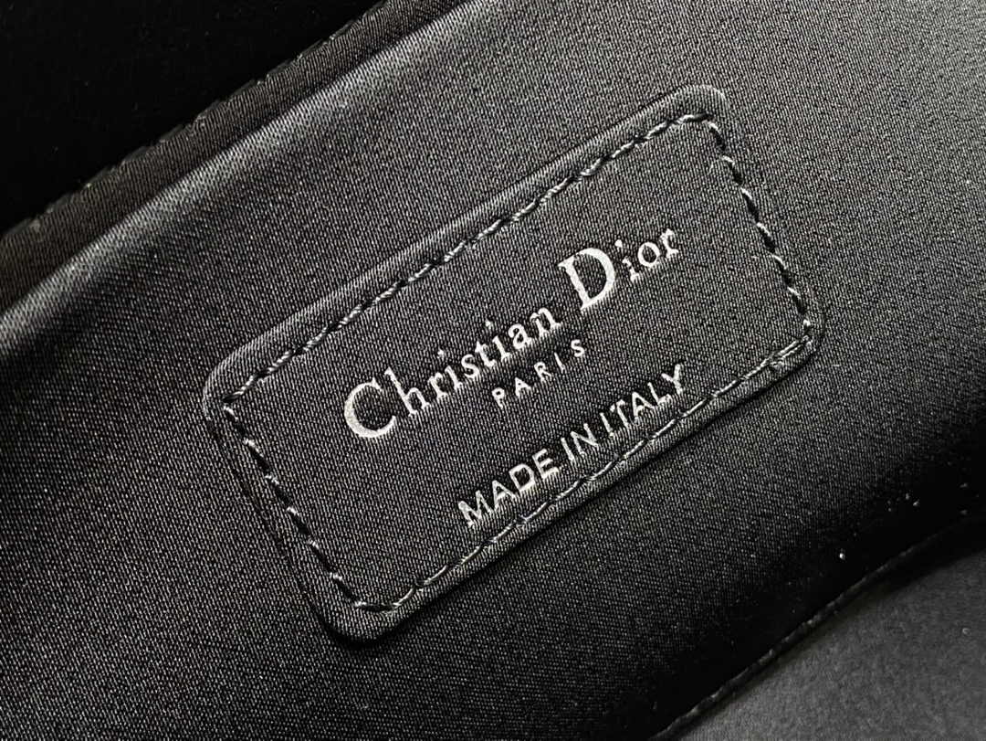 Dior Medium Lady D-Lite Bag M0565 Black Lambskin - Default Title - View 7