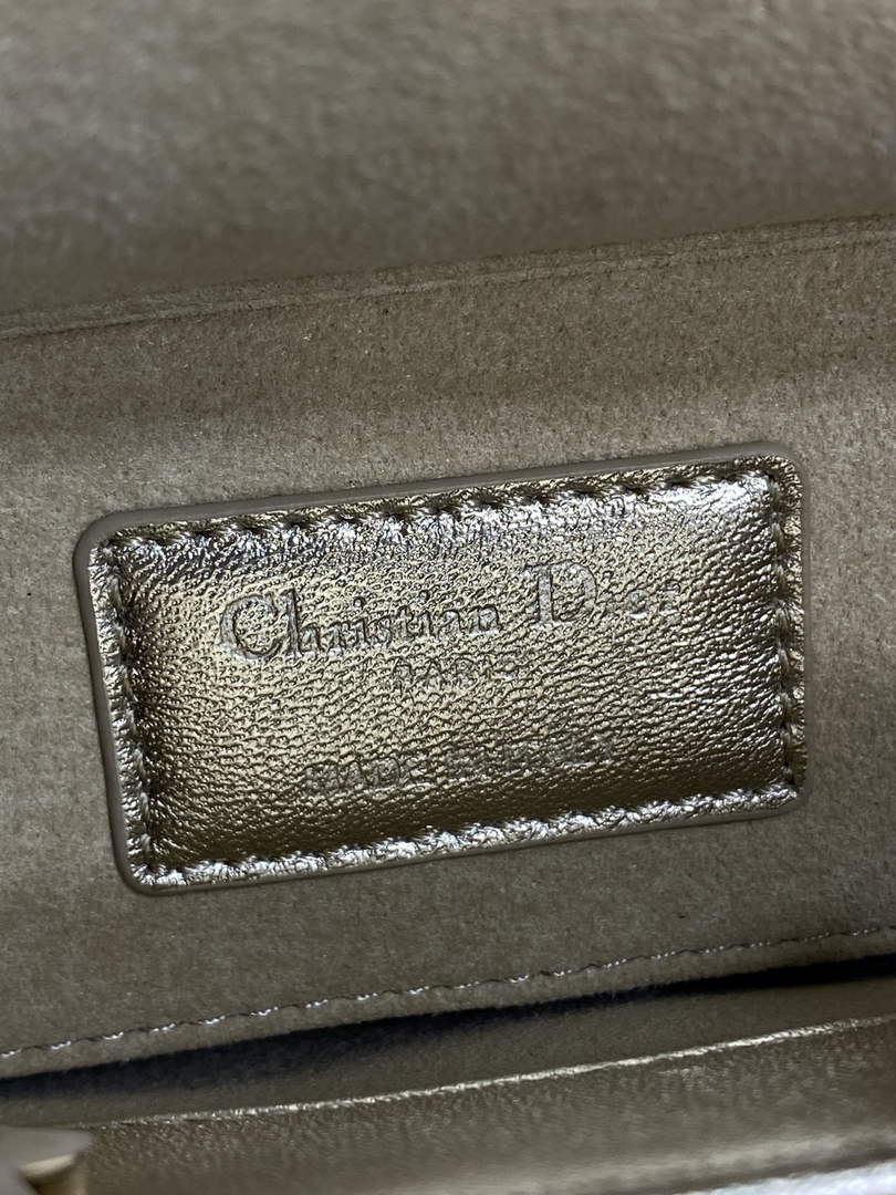 Dior Mini Lady D-Joy Bag - M0636 - Gold Cannage Lambskin - Default Title - View 10