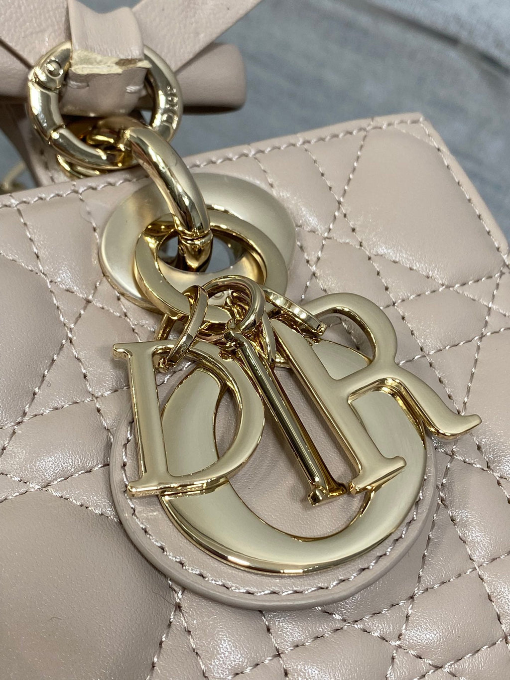 Dior Mini Lady D-Joy Bag - M0636 - Power Pink Cannage Lambskin - Default Title - View 5
