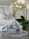 Dior Mini Lady D-Joy Bag - M0636 - Blue Cannage Lambskin - Default Title - View 1