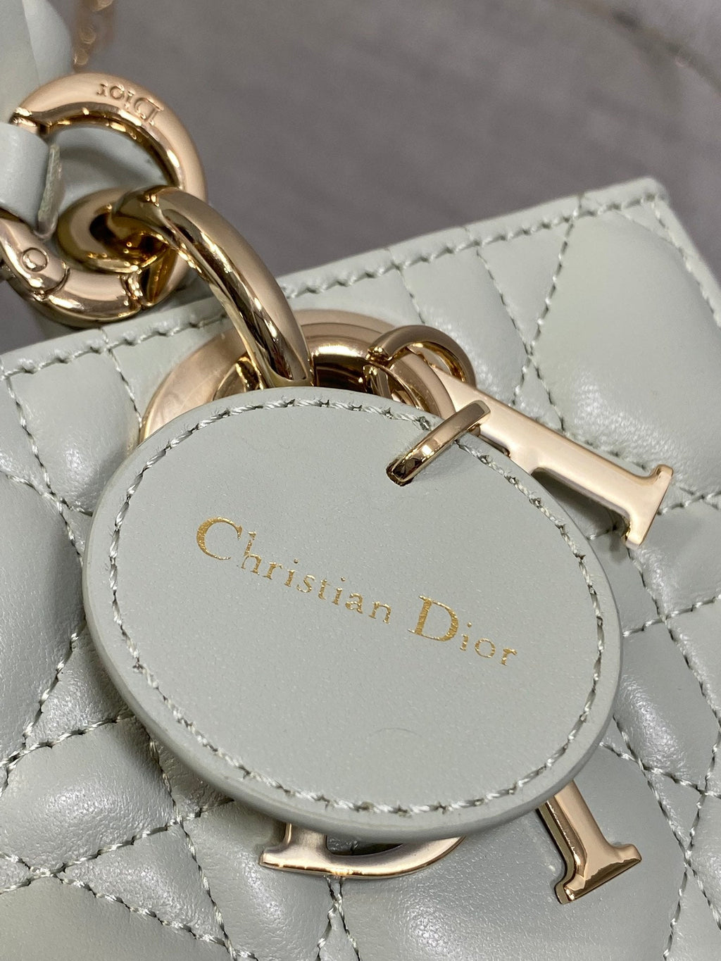 Dior Mini Lady D-Joy Bag - M0636 - Light Green Cannage Lambskin - Default Title - View 6