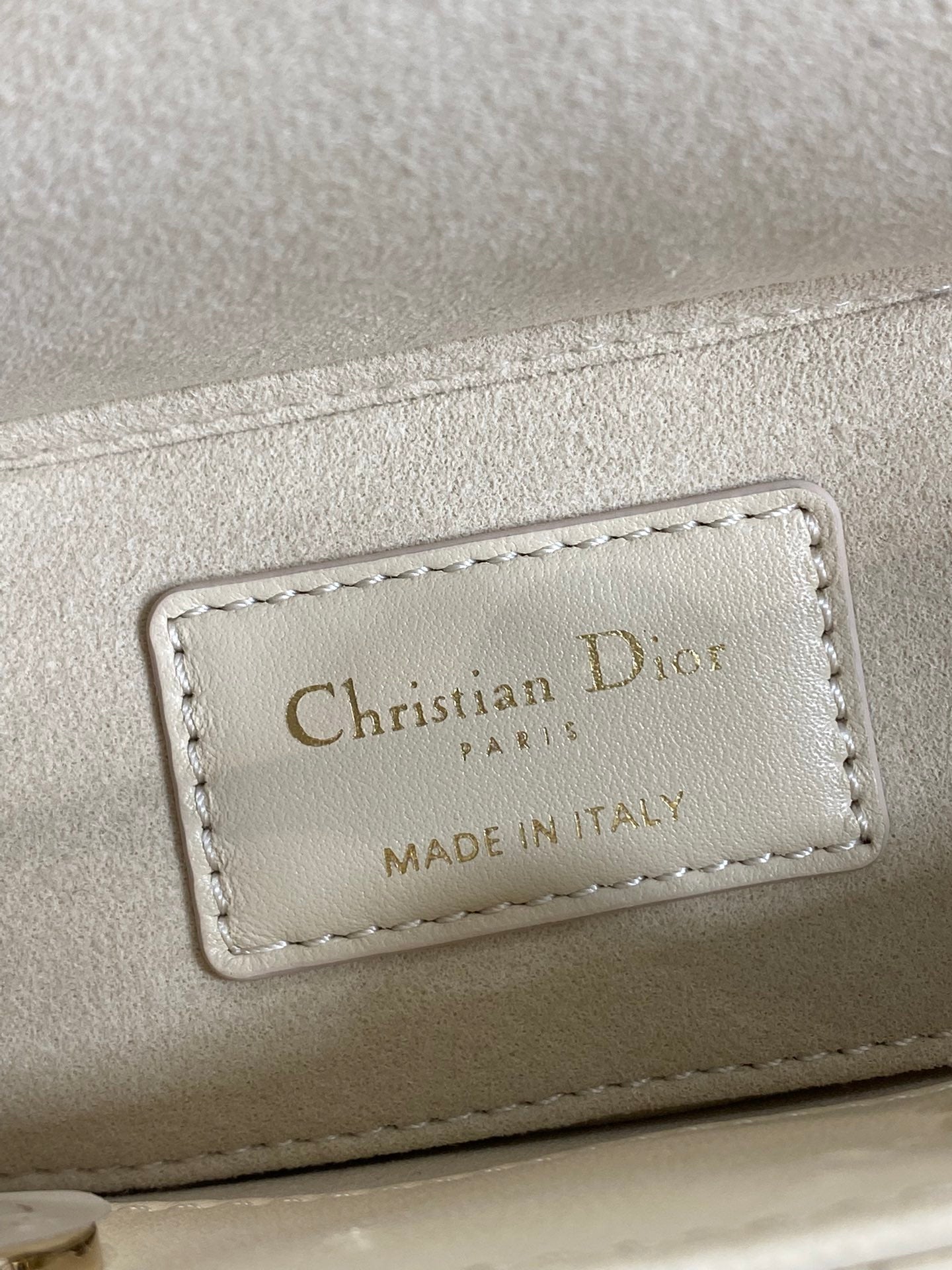 Dior Mini Lady D-Joy Bag - M0636 - Beige Cannage Lambskin - Default Title - View 9