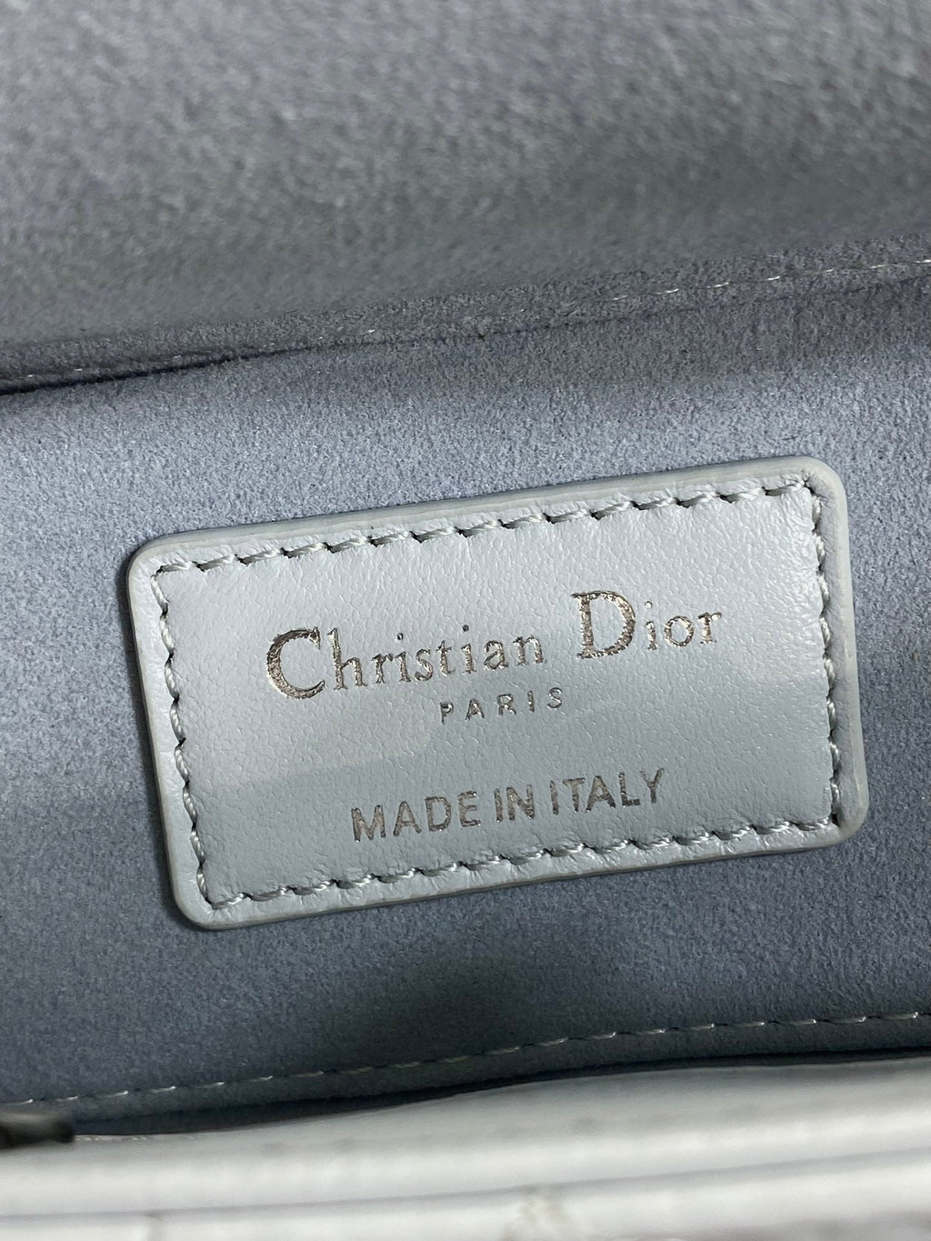 Dior Mini Lady D-Joy Bag - M0636 - Blue Cannage Lambskin - Default Title - View 10