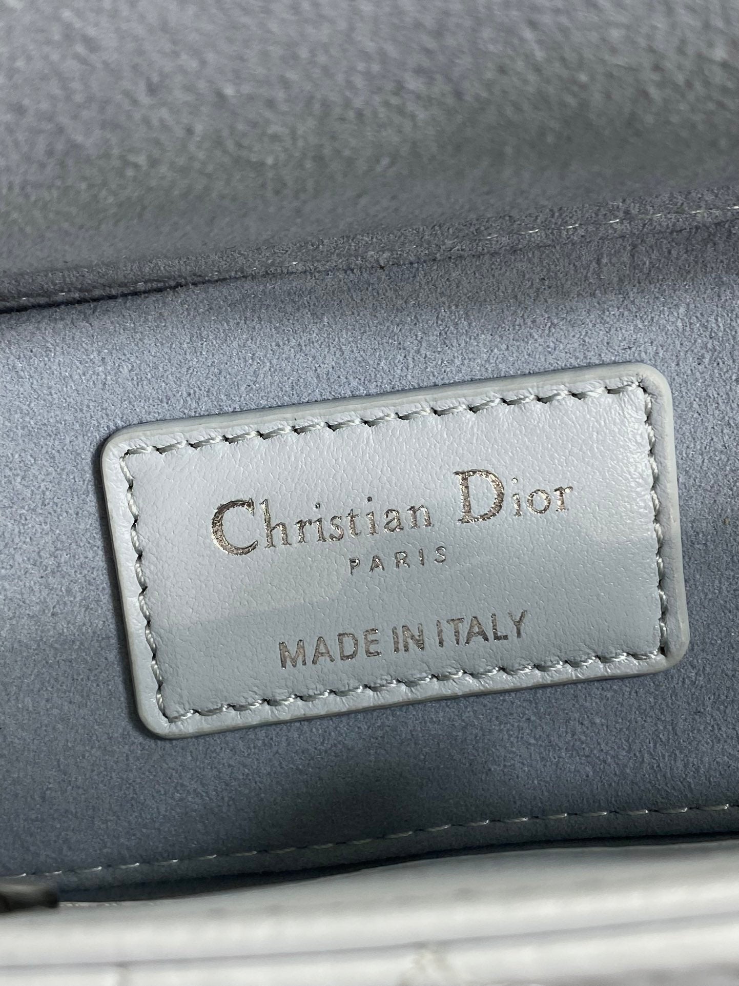 Dior Mini Lady D-Joy Bag - M0636 - Blue Cannage Lambskin - Default Title - View 10