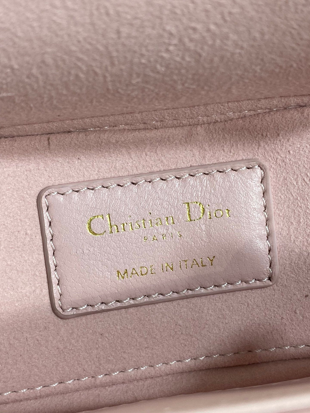 Dior Mini Lady D-Joy Bag - M0636 - Pink Cannage Lambskin with gold hardware - Default Title - View 9