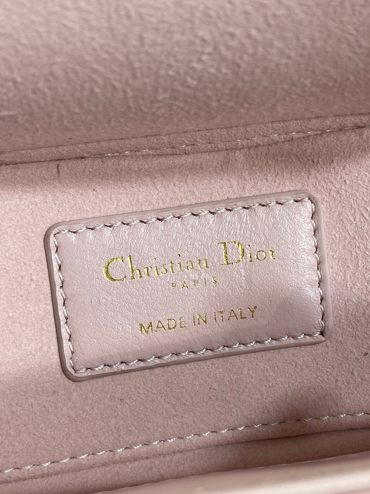 Dior Mini Lady D-Joy Bag - M0636 - Pink Cannage Lambskin with gold hardware - Default Title - View 9