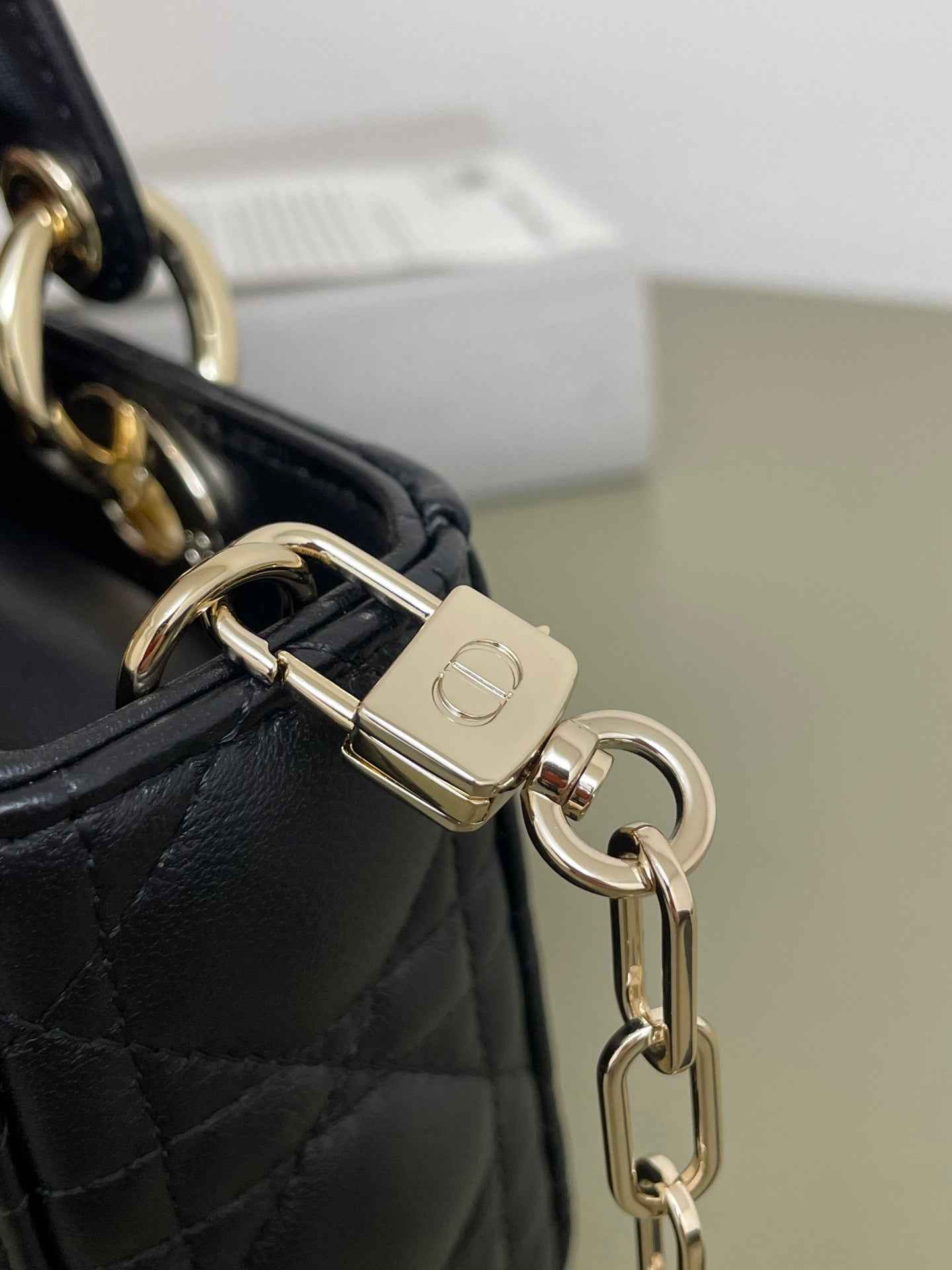 Dior Mini Lady D-Joy Bag - M0636 - Black Cannage Lambskin - Default Title - View 3