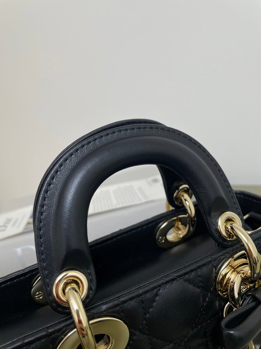 Dior Mini Lady D-Joy Bag - M0636 - Black Cannage Lambskin - Default Title - View 5
