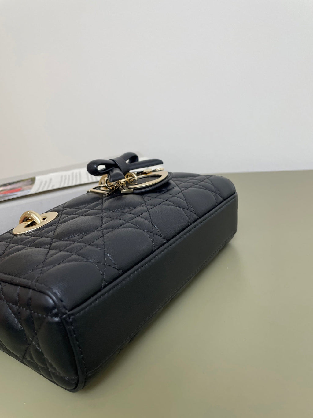 Dior Mini Lady D-Joy Bag - M0636 - Black Cannage Lambskin - Default Title - View 7