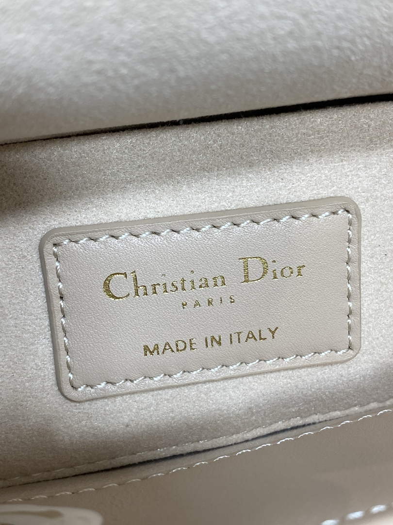 Dior Mini Lady D-Joy Bag - M0636 - Cannage Lambskin Apricot - Default Title - View 9