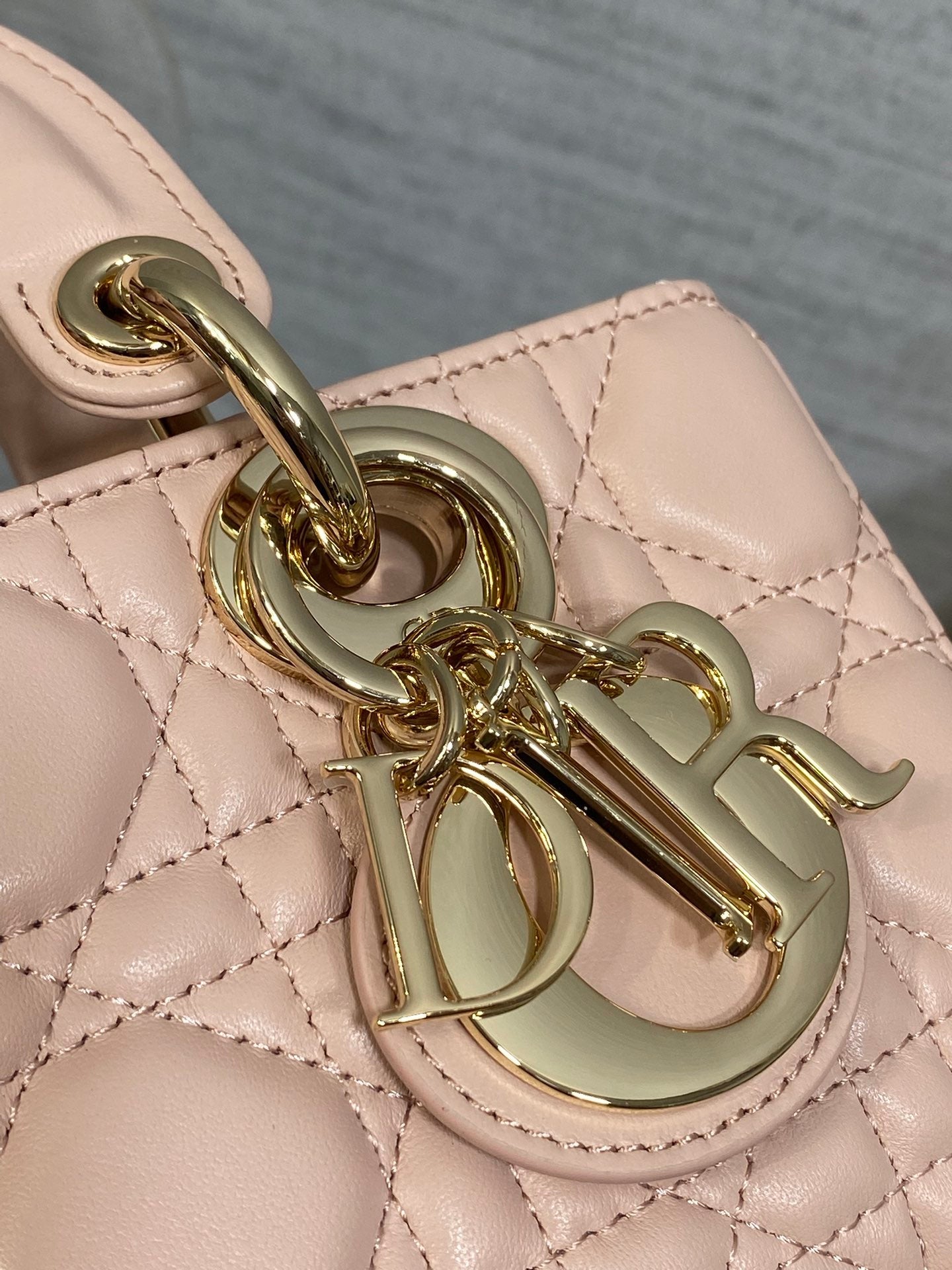 Dior Mini Lady D-Joy Bag - Pink Cannage Lambskin - M0636 - Default Title - View 4
