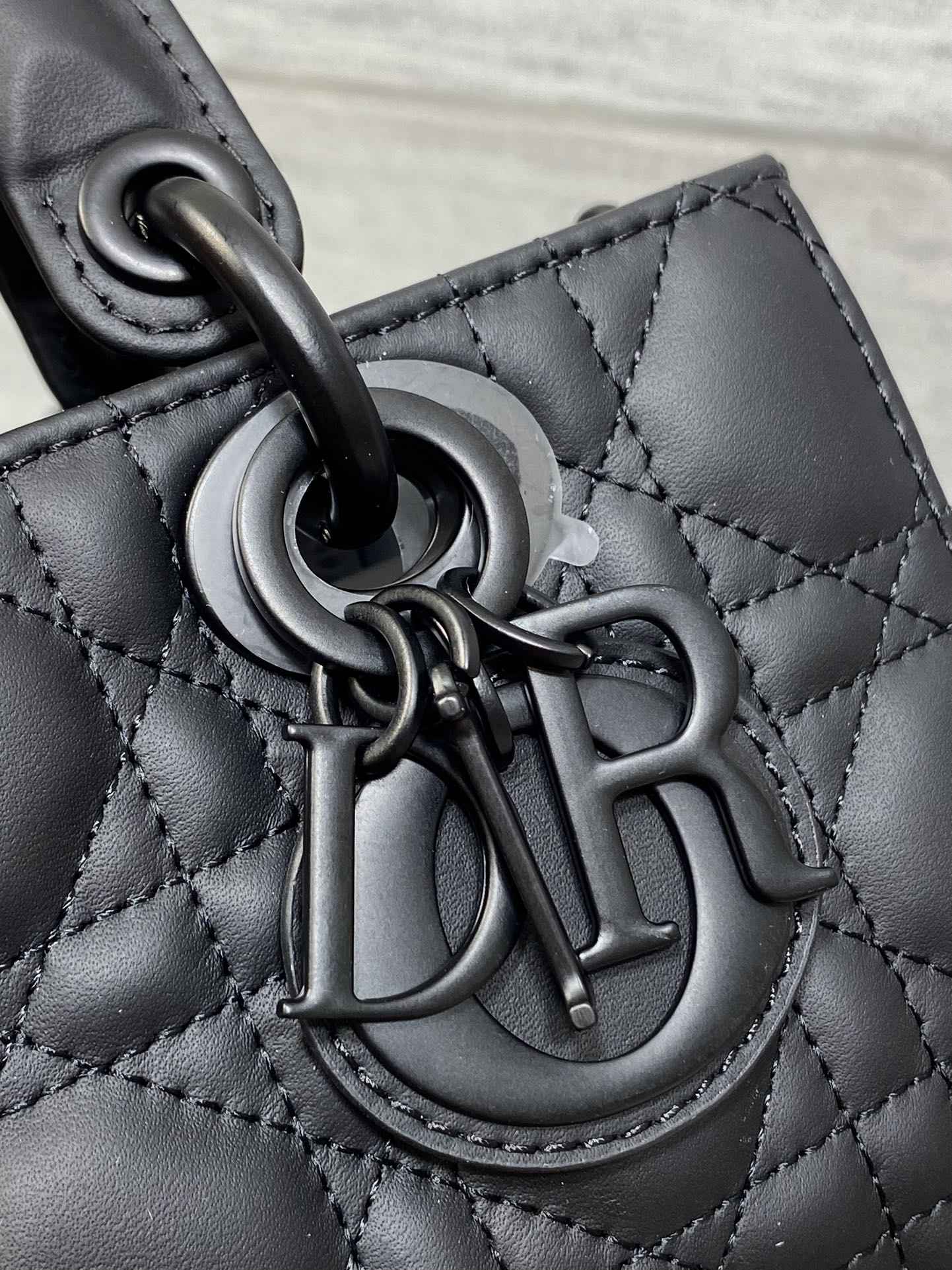 Dior Mini Lady D-Joy Bag - Black Cannage Lambskin - M0636 - Default Title - View 4