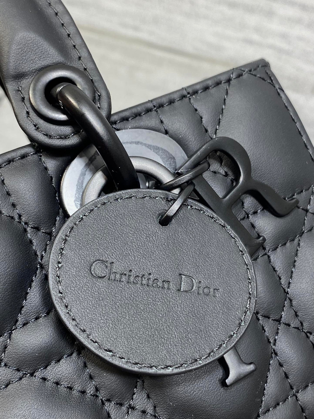 Dior Mini Lady D-Joy Bag - Black Cannage Lambskin - M0636 - Default Title - View 5