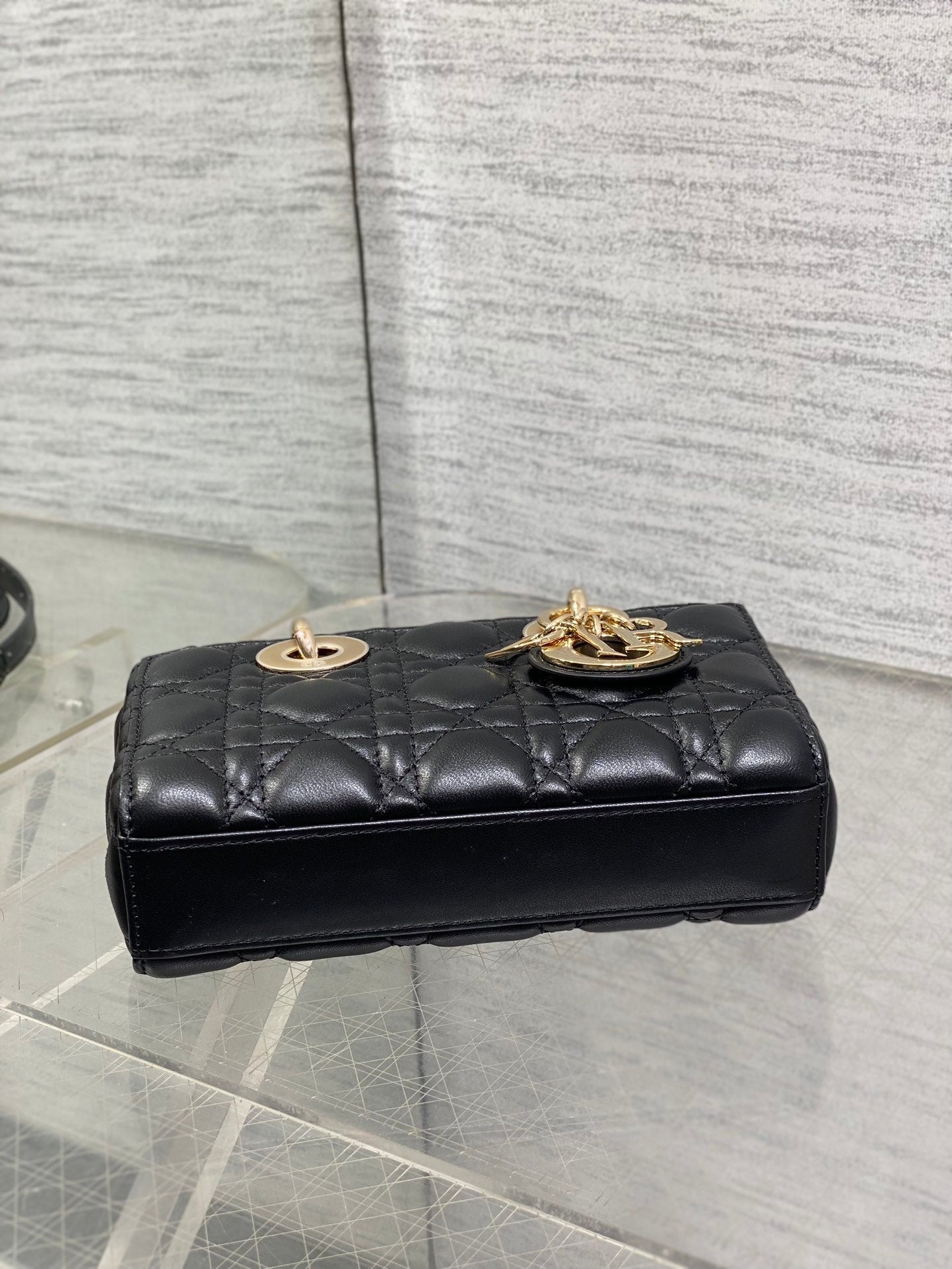 Dior Mini Lady D-Joy Bag - M0636 - Cannage Lambskin Black - Default Title - View 5