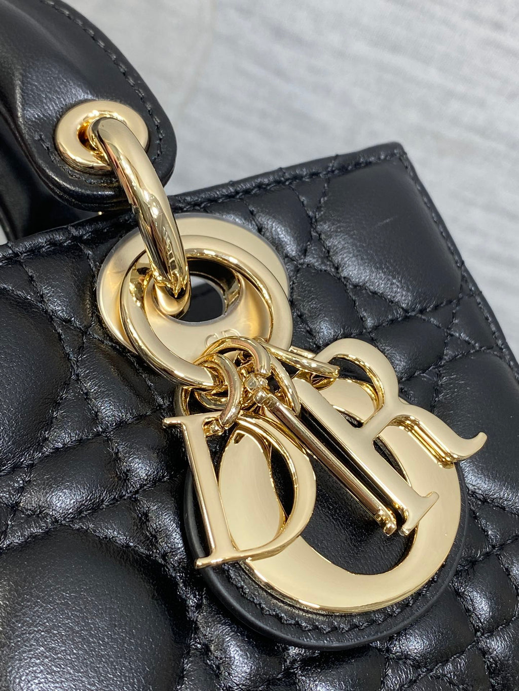 Dior Mini Lady D-Joy Bag - M0636 - Cannage Lambskin Black - Default Title - View 6