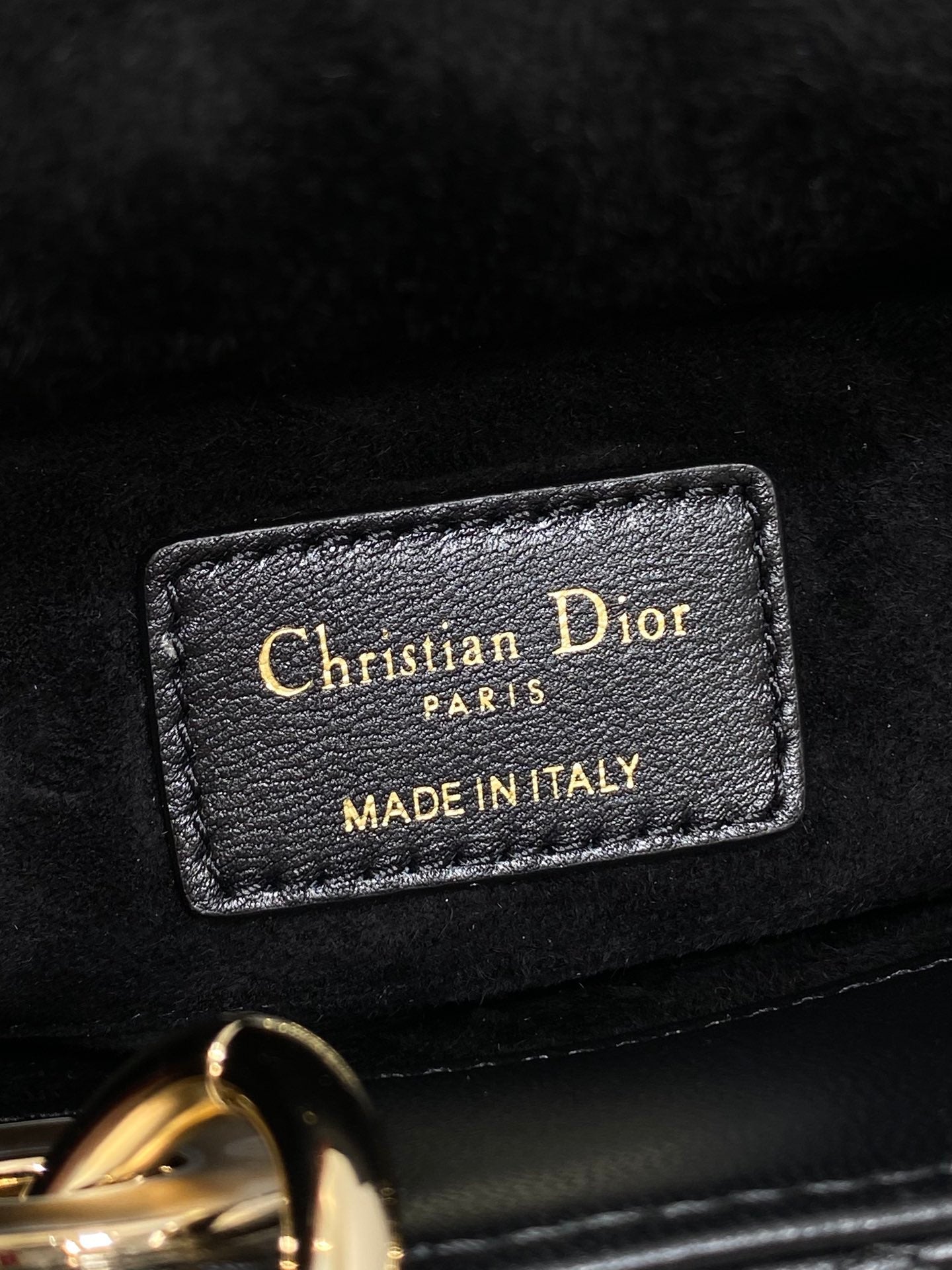 Dior Mini Lady D-Joy Bag - M0636 - Cannage Lambskin Black - Default Title - View 9