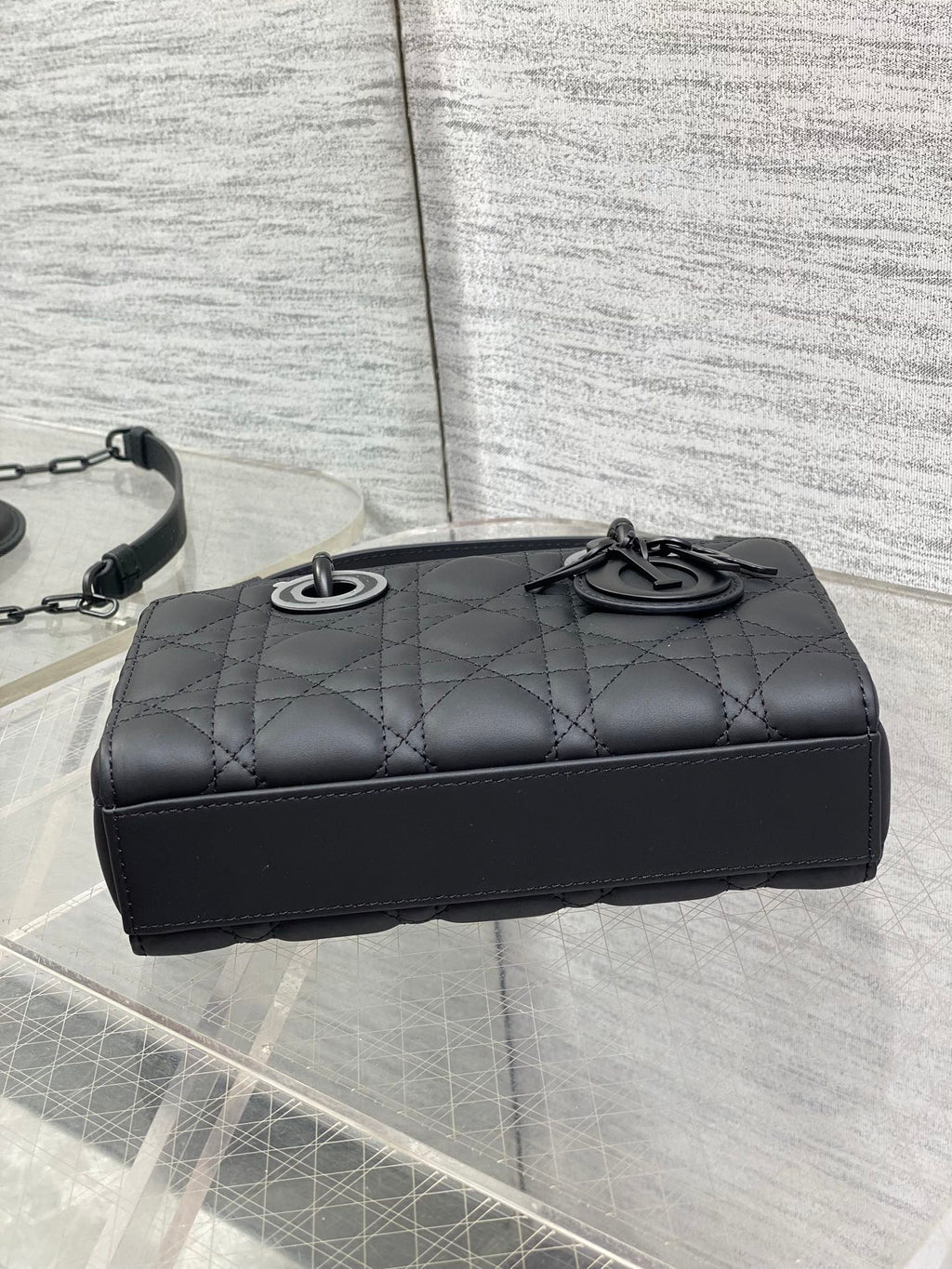 Dior Mini Lady D-Joy Bag - Black Cannage Lambskin - M0636 - Default Title - View 7
