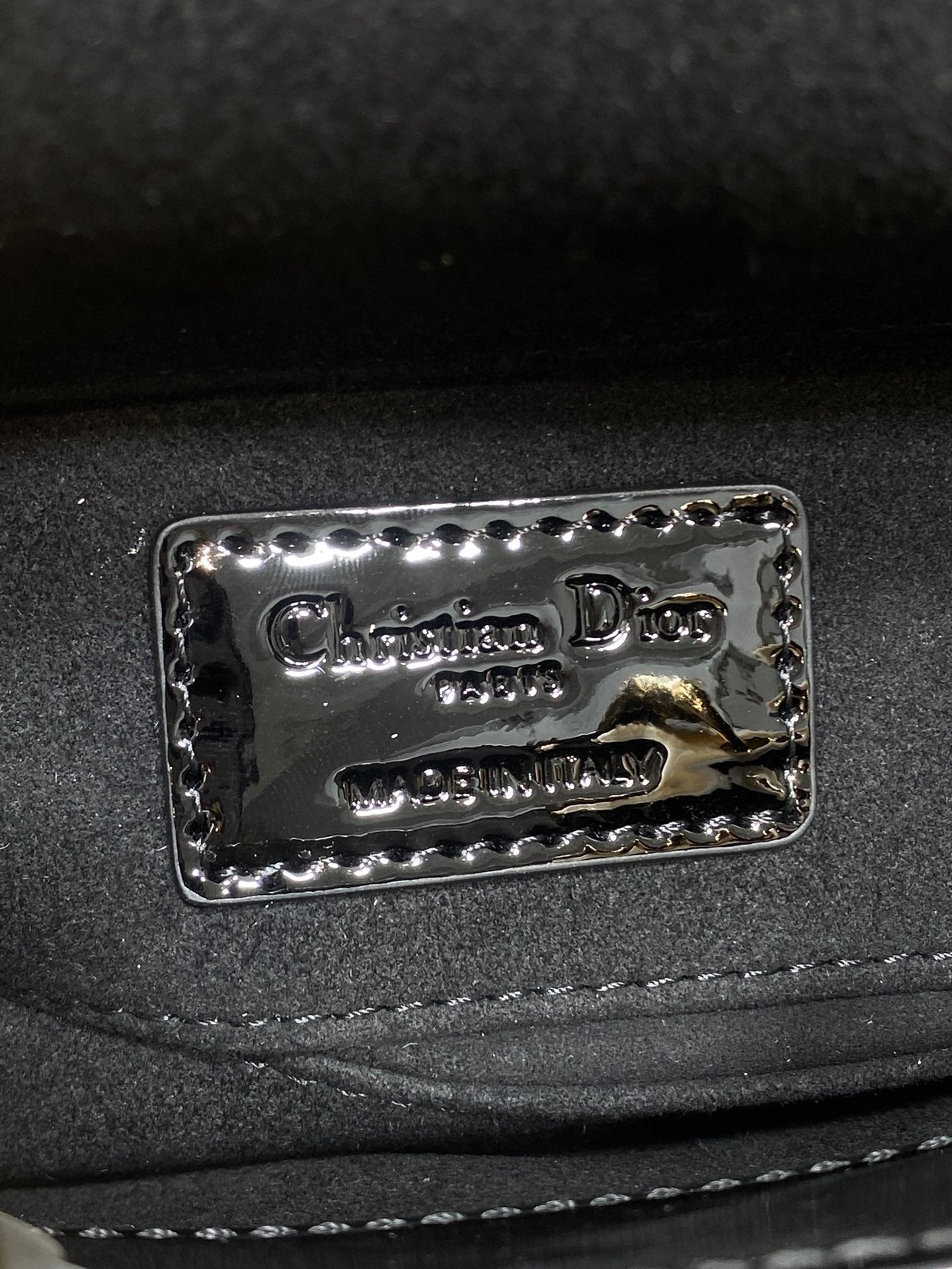 Dior Mini Lady D-Joy Bag - M0636 - Black Patent Cannage Calfskin - Default Title - View 9